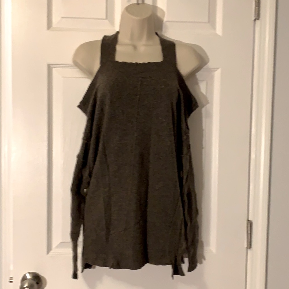 all saints raedurn cropped jumper size 8